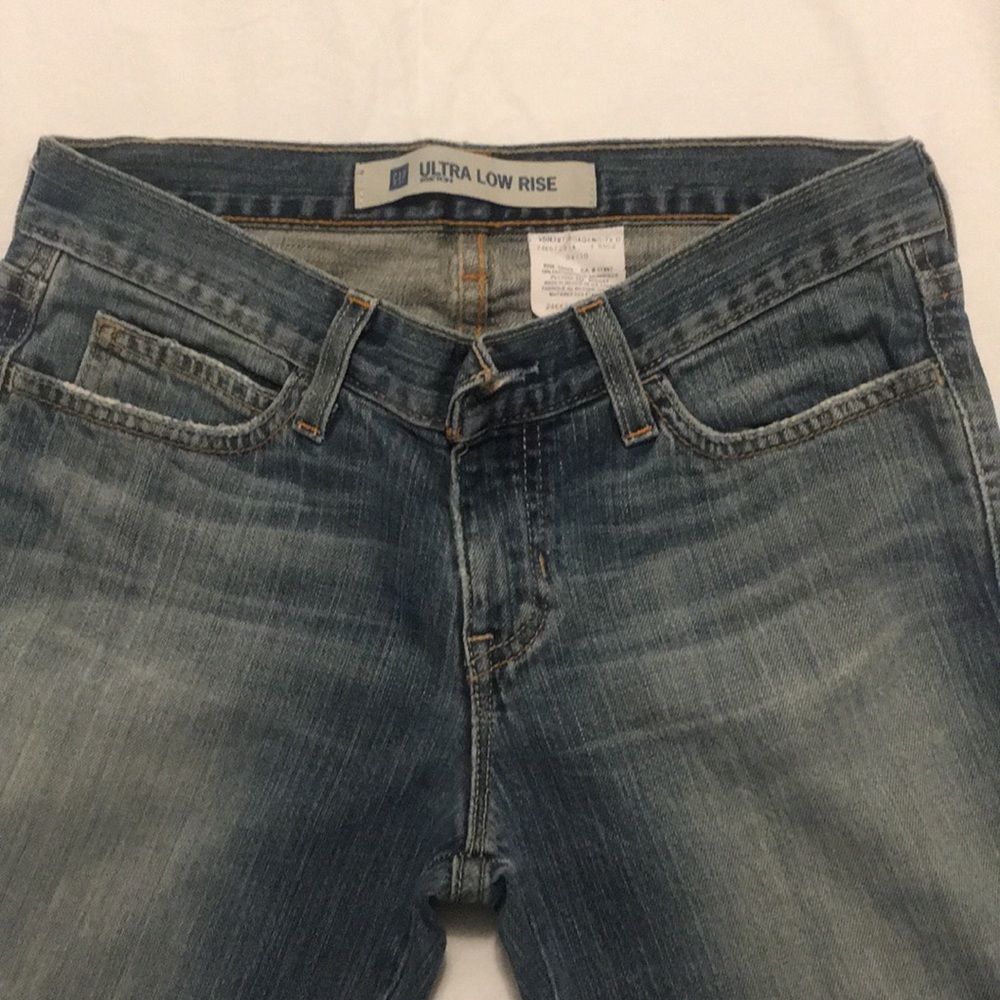 Gap ultra low rise stretch jeans